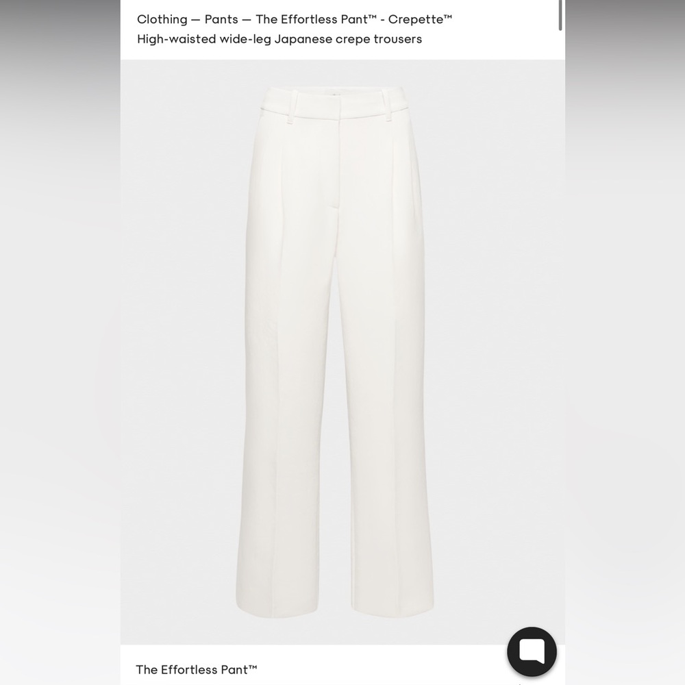 Aritzia — Effortless Pant in Light Birch